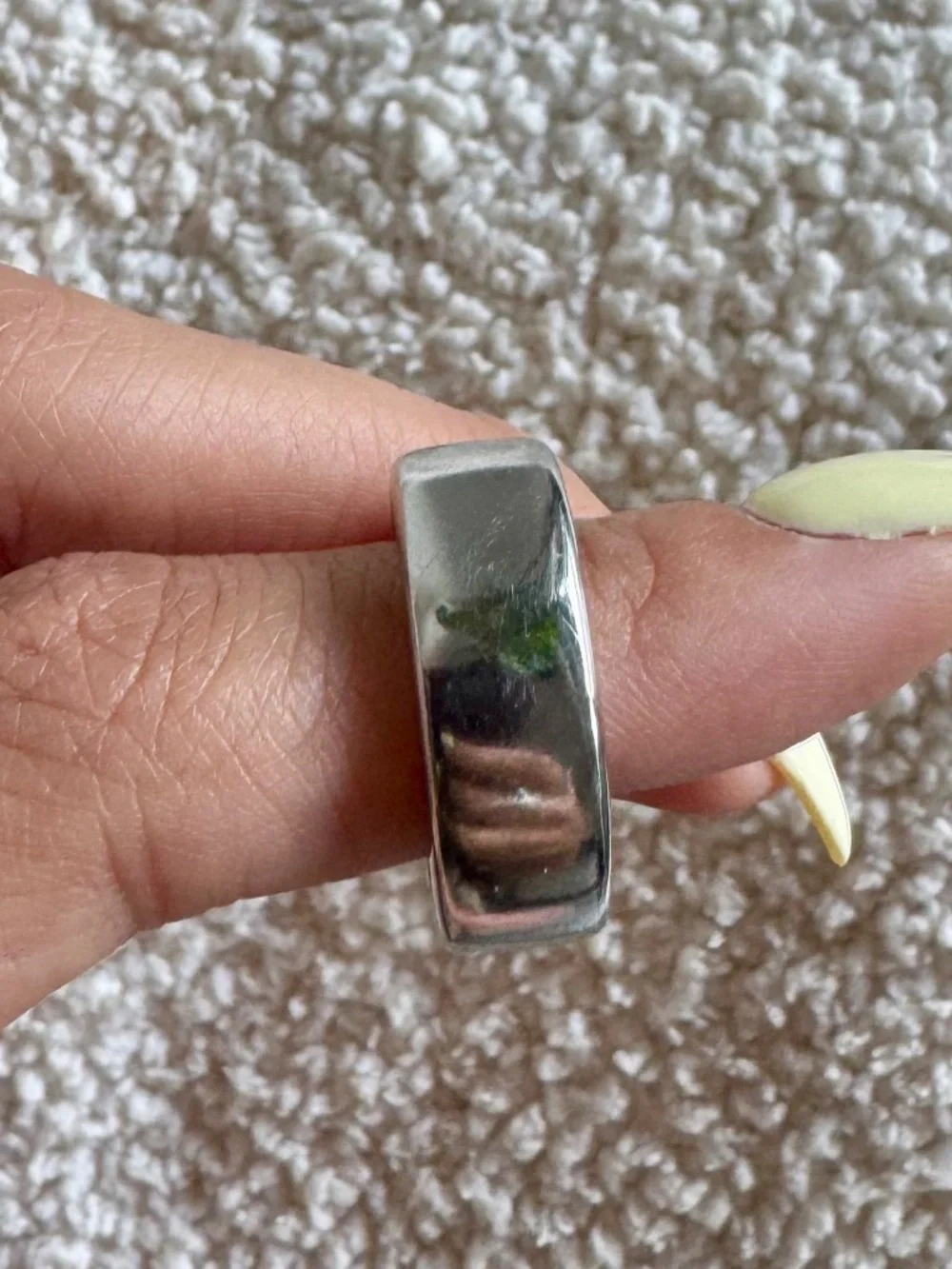 Oura ring gen3 horizon silver size 7, including charger